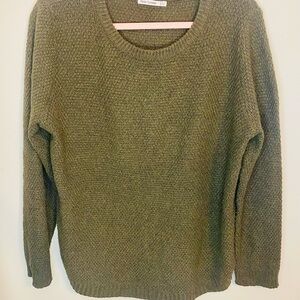 Pink Clover Forest Green Knit Pullover